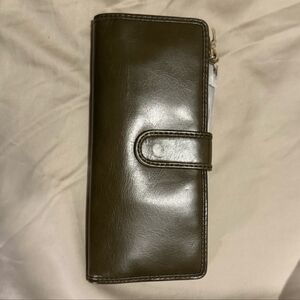 HOBO Olive Leather Wallet